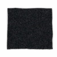 BIO Baumwollfleece anthrazit melange Doubleface