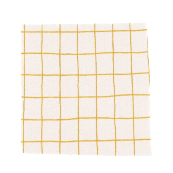 Musselin Grid ochre creme EP