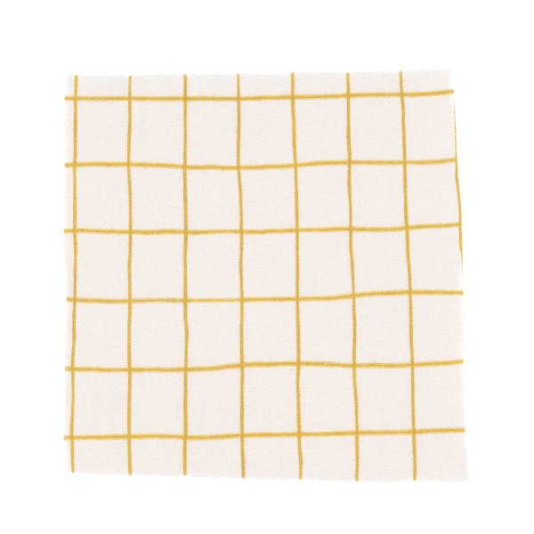 Musselin Grid ochre creme EP