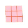 Musselin Grid bubblegum rust 4x4