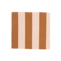 Rippjersey Streifen cognac rose EP