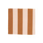 Rippjersey Streifen cognac rose EP