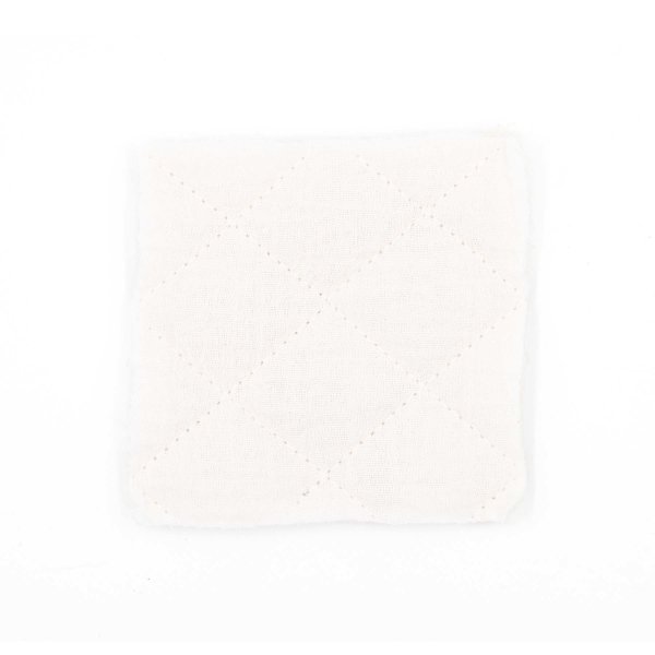 Steppstoff Musselin Doubleface beige creme