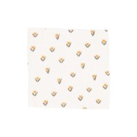 Musselin Tulpen off white