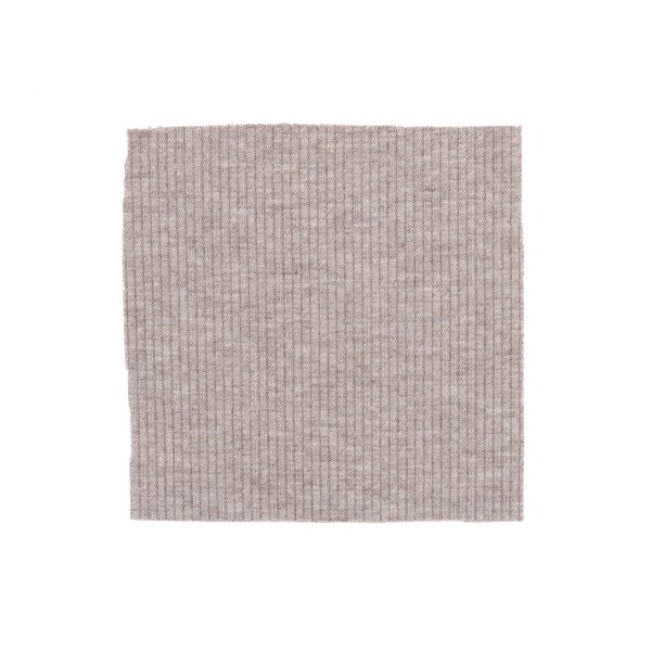 Rippjersey RIB dark beige melange