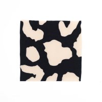 Jersey Yoga Sportstoff Leo beige on black