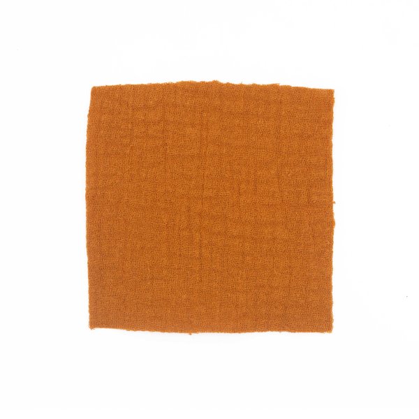 Musselin Leinen Doubleface cognac