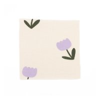 French Terry Strickjersey Tulpen off white