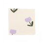 French Terry Strickjersey Tulpen off white