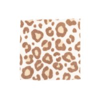Stretch Frottee Leo beige off white
