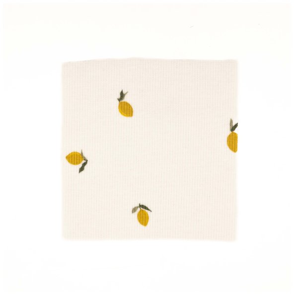 Rippjersey RIB Lemon off white