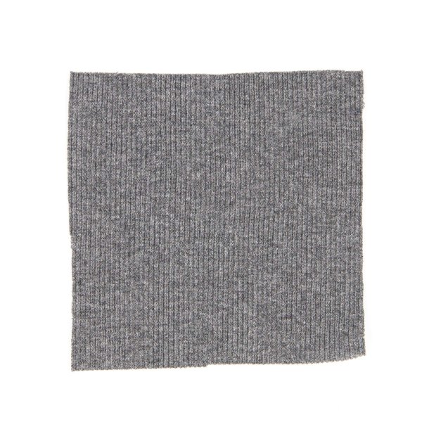 Bündchen glatt mittelgrau melange