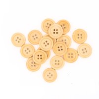 Holzknopf Buche, 4-Loch, 20mm